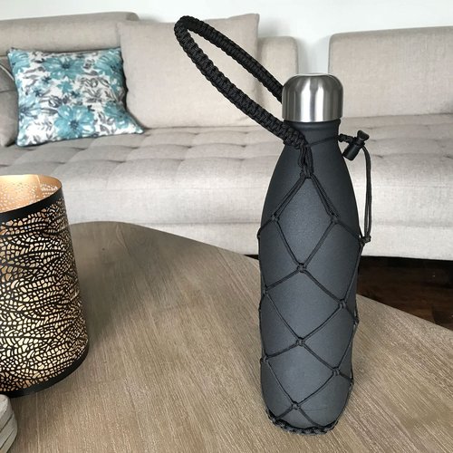 Gearproz HydroNet Handle - Compatible with S'well, Simple Modern, Mira, Manna Stainless Steel Water Bottles — Available in 9 oz, 17 oz, 25 oz (Turquoise, 17 oz)