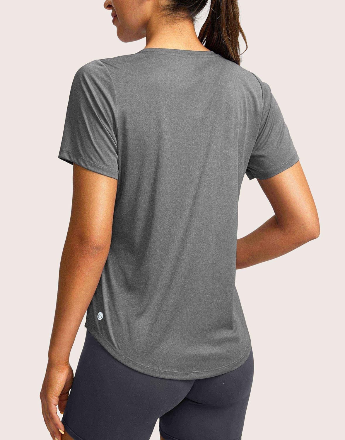 Skiennix Women's Short Sleeve Workout Shirts - UPF 50+ Sun Protection, Quick Dry, Breathable Gym Tops
