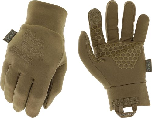 Mechanix Wear ColdWork Winter Work Gloves - SoftShell Micro-Fleece Liner - Touchscreen Compatible - Small - Coyote Brown