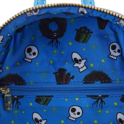 Loungefly x NBC Christmas Town Mini Backpack - Festive Frights and Holiday Delights!