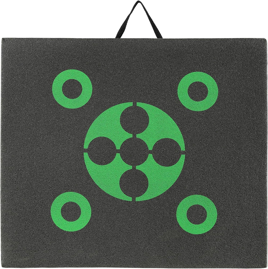 VEVOR Archery Target Block - 16"x18" Portable Bow Target with Carry Handle & Easy Arrow Removal | Black