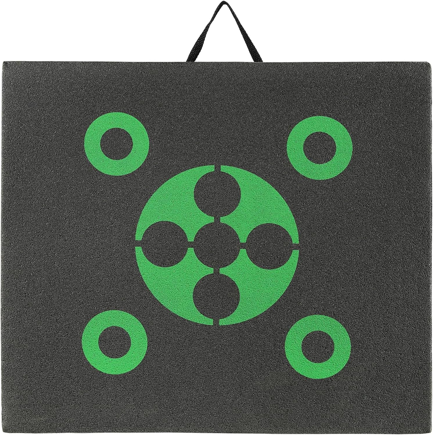 VEVOR Archery Target Block - 16"x18" Portable Bow Target with Carry Handle & Easy Arrow Removal | Black