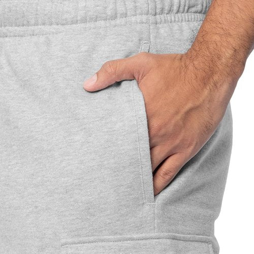 Fruit of the Loom Men's Cargo Shorts - Comfortable Fleece Fabric | Perfect for Outdoor Activities
