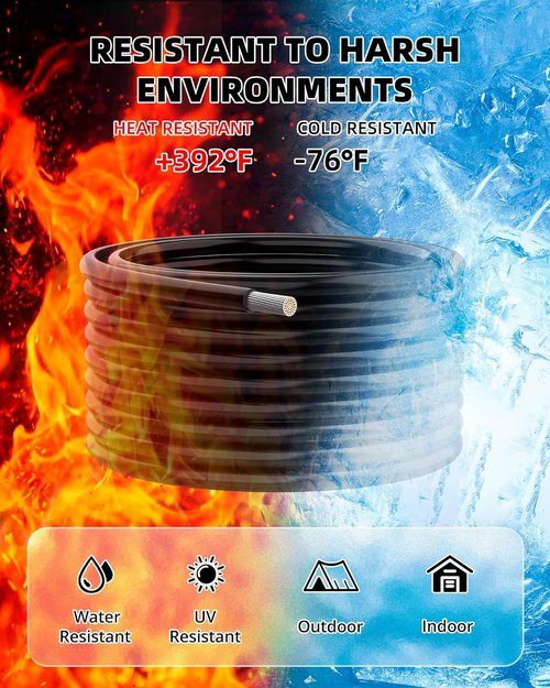 NAOEVO 14 AWG Silicone Tinned Copper Wire - 90ft Flexible Electrical Cable in 6 Colors for DIY Projects