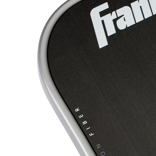 Franklin Sports Pro Pickleball Paddles - FS Tour Series Carbon Fiber Paddles - Official USA Pickleball (USAPA) Approved Rackets - Dynasty Pro Player - 16mm Polymer Core - Gray