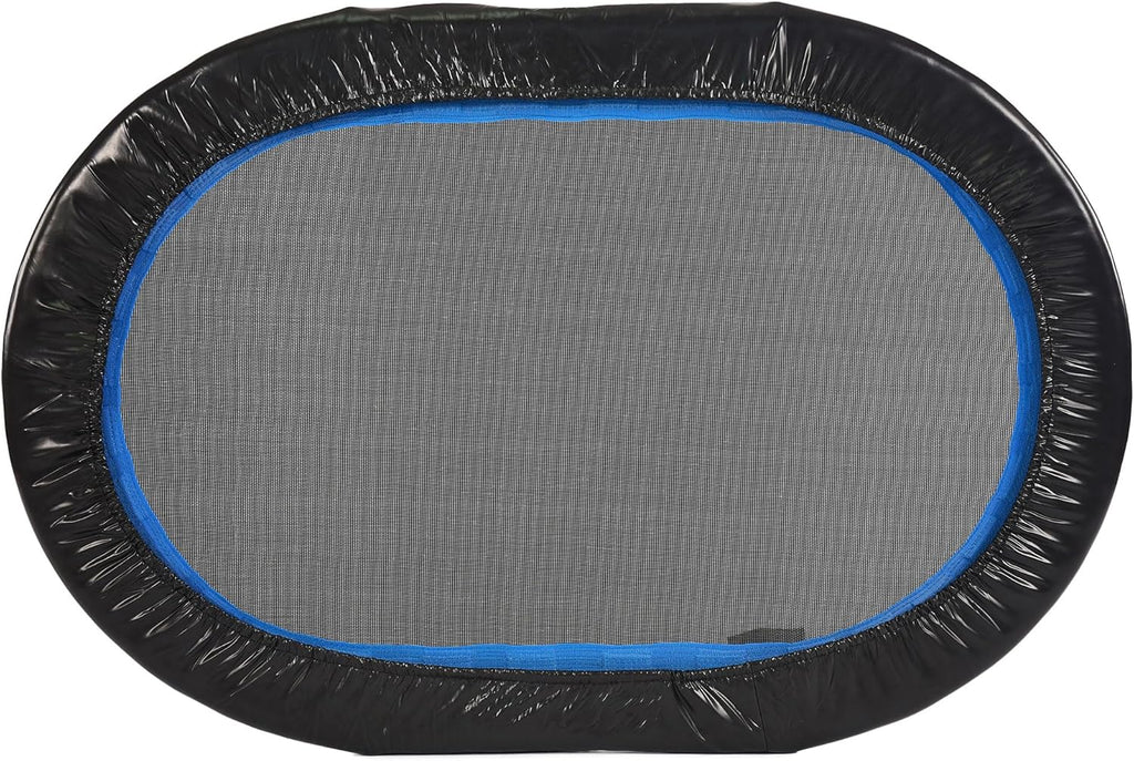 Stamina Folding Trampoline - Smart Workout App, Portable Fitness Rebounder for Home Gym, Black