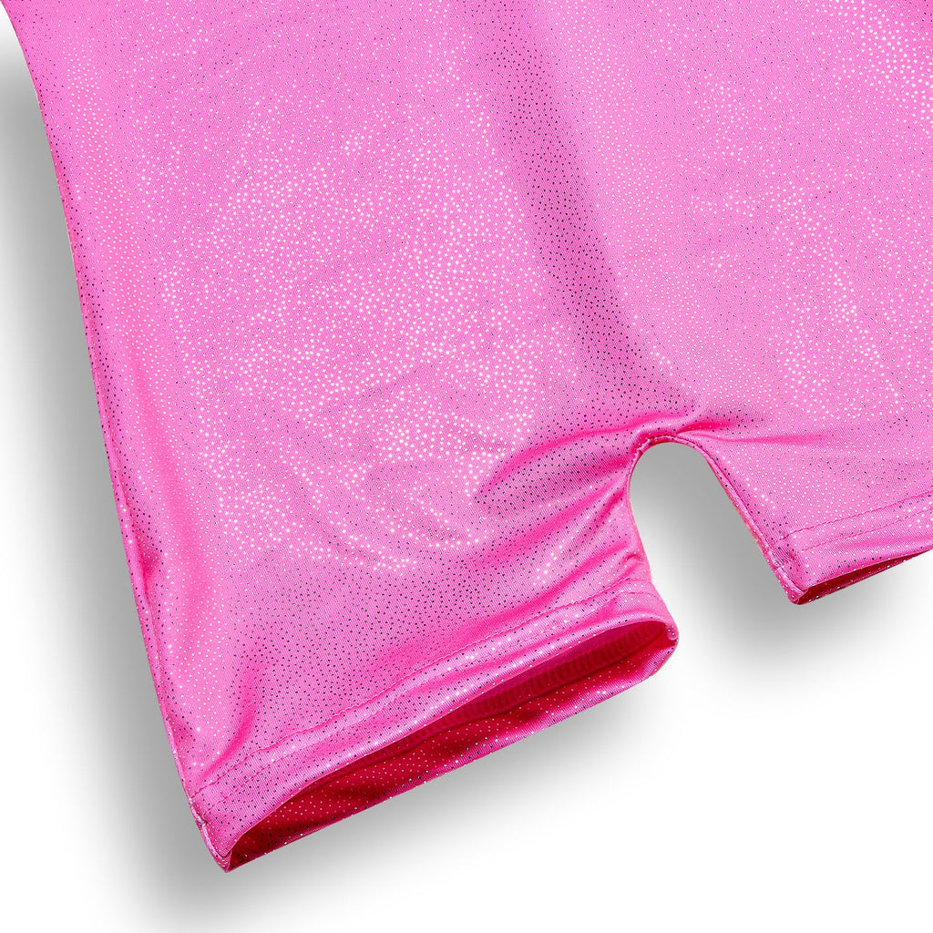 YDMZX Girls Gymnastics Leotard with Built-in Shorts – Sparkly, Durable No-See-Through Fabric, 4-Way Stretch, Girls Gymnastics Outfit