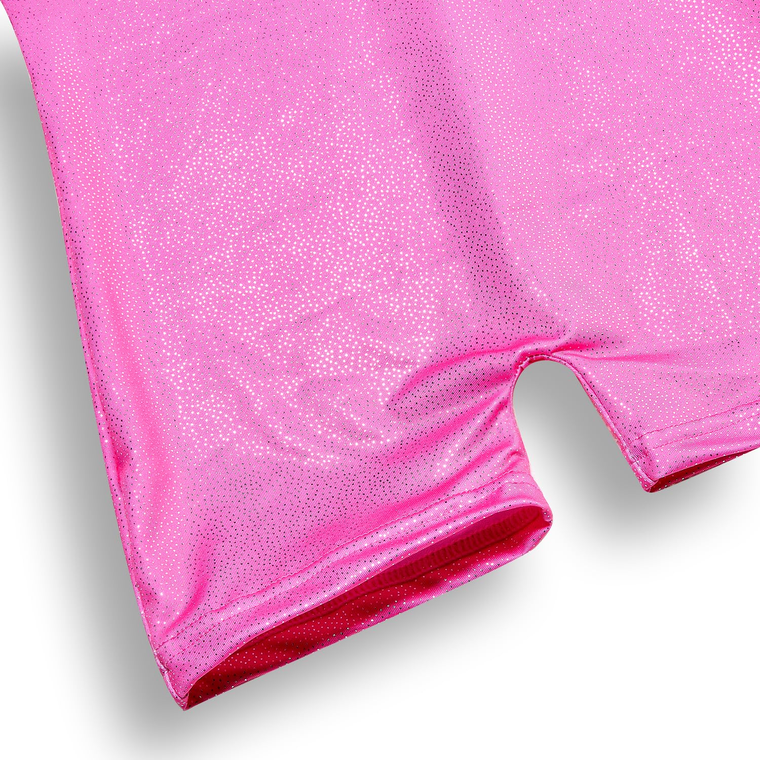 YDMZX Girls Gymnastics Leotard with Built-in Shorts – Sparkly, Durable No-See-Through Fabric, 4-Way Stretch, Girls Gymnastics Outfit