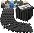 Bemaxx Gym Mats Set - 18 Pcs EVA Interlocking Foam Floor Tiles | 18 Sq Ft Protective Flooring for Home Workouts