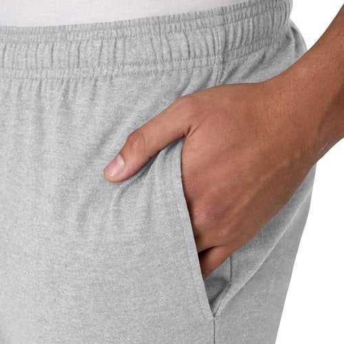Hanes Men's Cotton Jersey Jogger - Comfortable Knit Sweatpants with Pockets & Cinched Cuffs