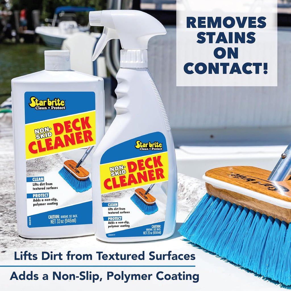 STAR BRITE Non-Skid Deck Cleaner - Ultimate Boat Deck Wash for Fiberglass, Vinyl & Metal Surfaces