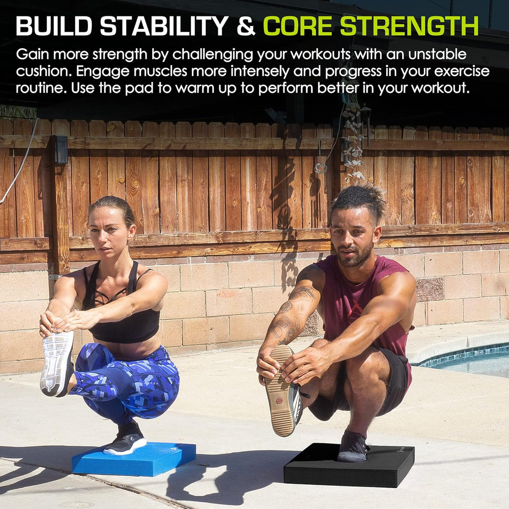ProsourceFit Balance Pad - Non-Slip Foam Mat for Fitness, Yoga & Stability Training | Ideal for Therapy