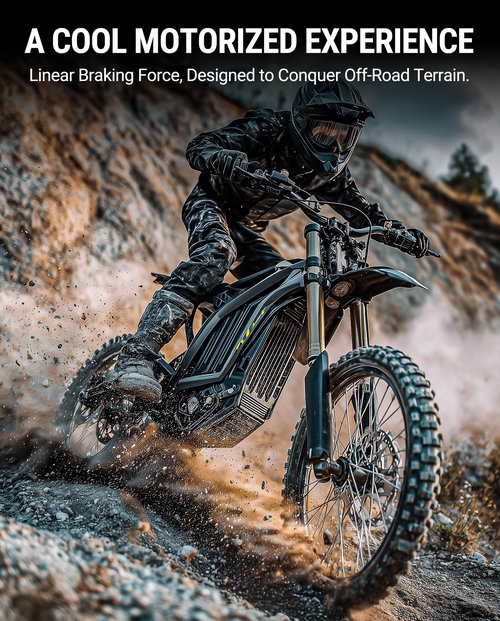 Floating Front Disc Brake Rotor(220mm),Aircraft Aluminum Core,Stainless Steel MTB Brakes Rotors with 6-Hole,Thickness 2.3mm,for Talaria Sting R MX3,MX4,Sur-Ron Light Bee X LBX,Segway X160/X260 (Front)