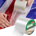 Awning Covers | Waterproof Self-Adhesive Repair Tape Kit for Tents, RVs, Canopies - 3” Clear Mesh