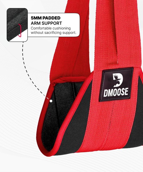 DMoose Ab Straps for Abdominal Muscle Building, Arm Support for Ab Workout, Hanging Ab Straps for Pull Up Bar Attachment, Ab Exercise Gym pullup Equipment for Men Women