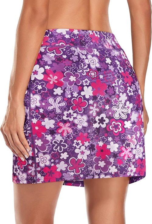 Kimmery Women's Tennis Skorts - Athletic Golf Skirts with Pocket | Sizes M-3XL