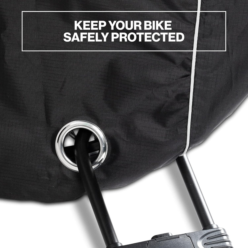 TeamObsidian Bike Cover - Heavy-Duty Waterproof Storage for 1-3 Bikes | All-Season Protection