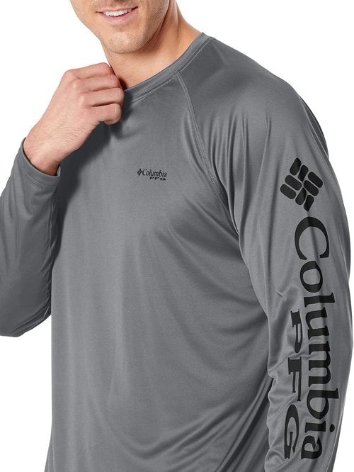 Columbia Men's PFG Terminal Tackle Long Sleeve Shirt - Lightweight, Quick-Dry Fabric | Ideal for Fishing