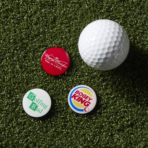 Golf Ball Marker Hat Clip | 3 Pack | Choose Your Golf Gift Set | Golf Marker Magnetic Hat Clips | Funny Golf Gifts | Funny Golf Accessories for Men & Womens Golf Markers