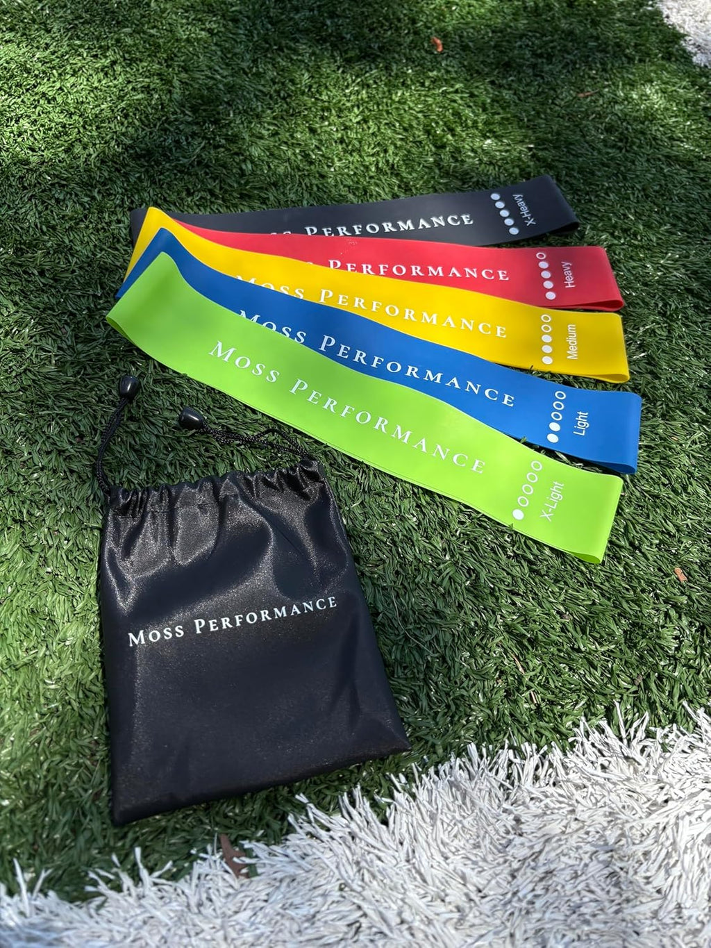 Premium Resistance Bands - Strong Latex Rubber Loop Bands for Strength Training & Home Workouts | Set of 5
