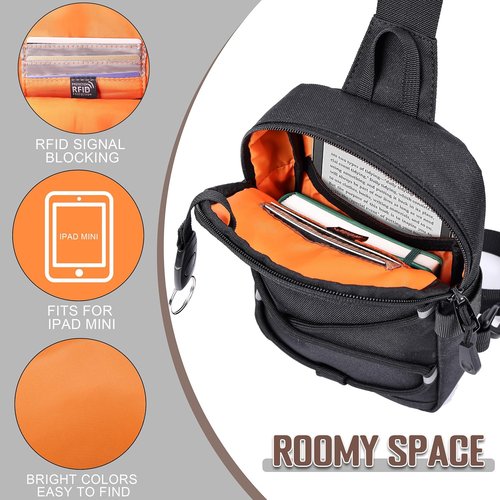MOZETO Mini Sling Bag - Water-Resistant Crossbody Travel Wallet for Phones | Compact Design