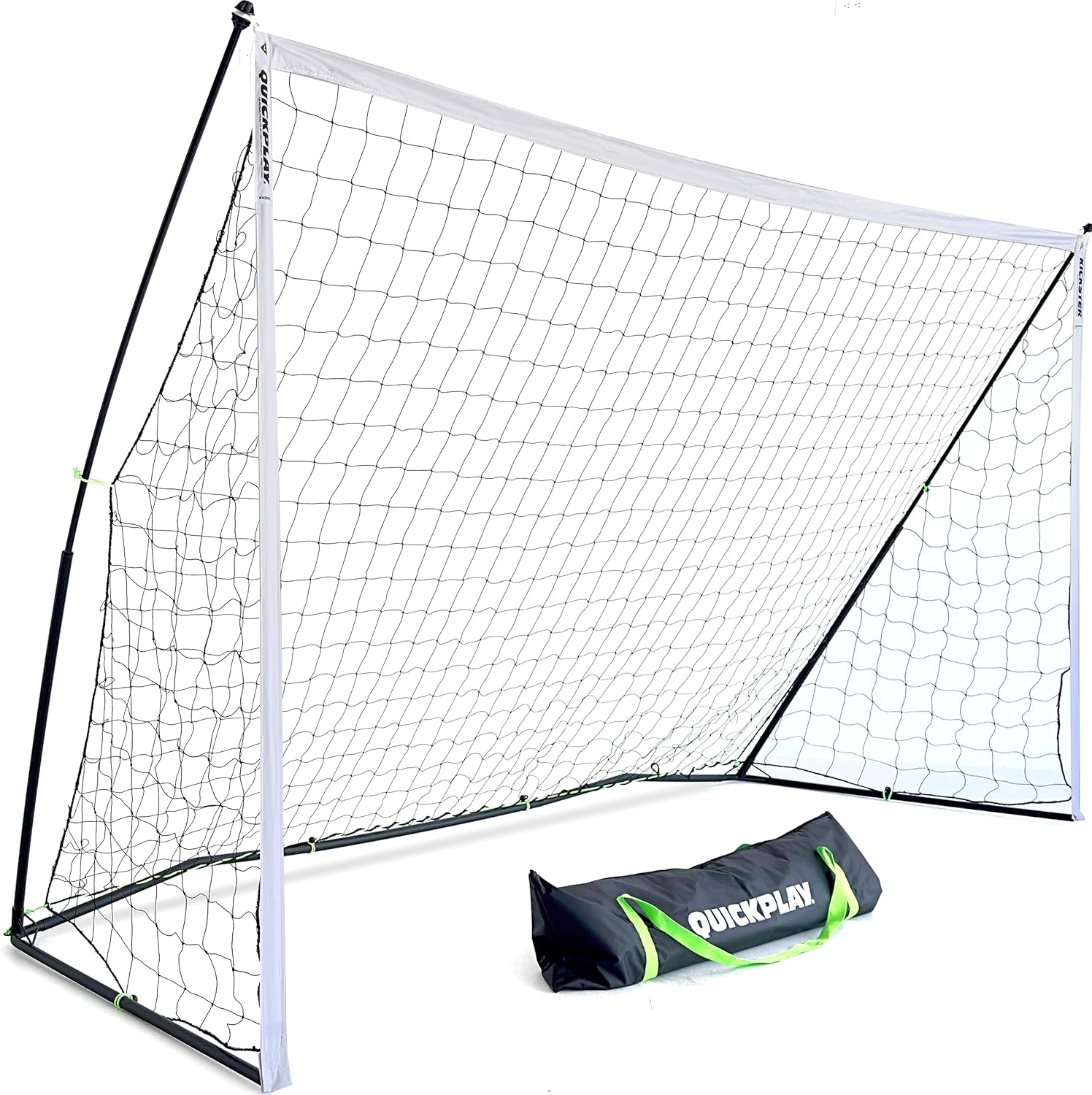 QUICKPLAY Kickster Soccer Goal – Ultra Portable Design | Easy Setup with Net & Carry Bag | 7 Sizes Available