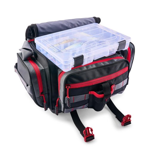 Ugly Stik 3600 Tackle Bag, Durable and Convenient Fishing Tackle Bag, Molded Waterproof Base, Spacious Storage, Adjustable Storm Flap, MOLLE Attachment Points