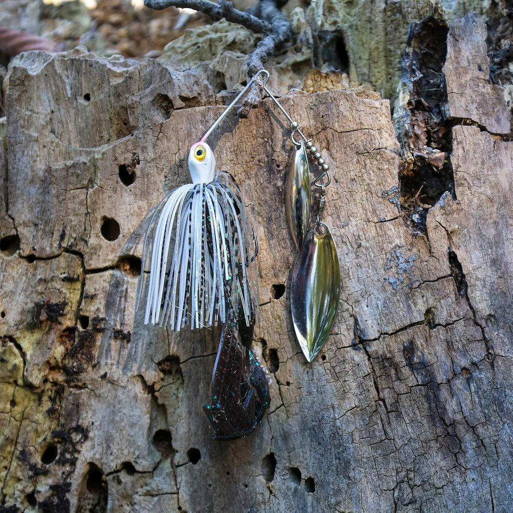 Reaction Tackle Spinner Bait Fishing Lure - 3-Pack for Bass, Trout, Pike, Salmon & Walleye