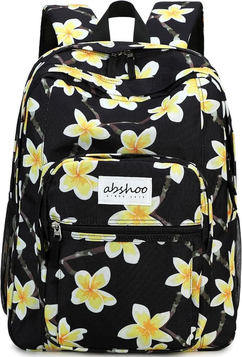 Abshoo Classical Basic Travel Backpack - Water Resistant Bookbag for School & Daily Use