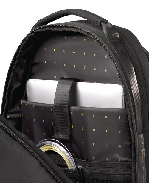 WILSON 2025 Laver Cup RF Tournament Tennis Racket Bag - Black, Holds up to 9 Rackets