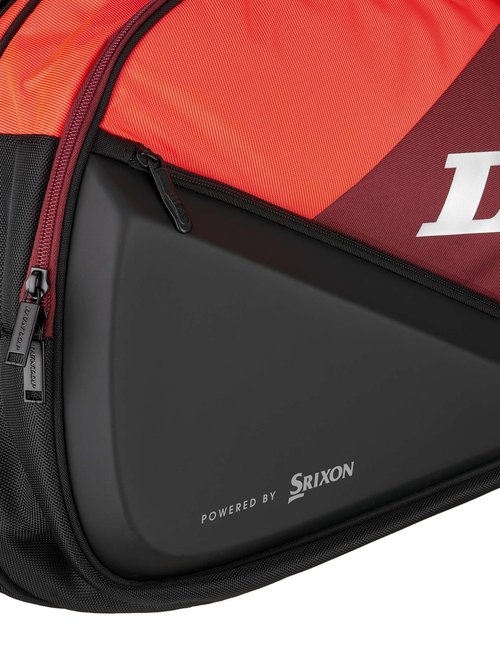 Dunlop Sports CX Performance Tennis Bag, Red/Black - 12-Racket