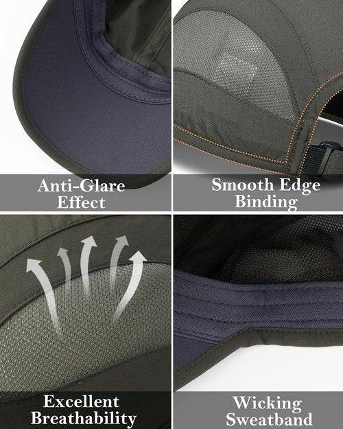 GADIEMKENSD Outdoor Running Hat - Breathable Mesh Design | 2-Pack for Ultimate Comfort