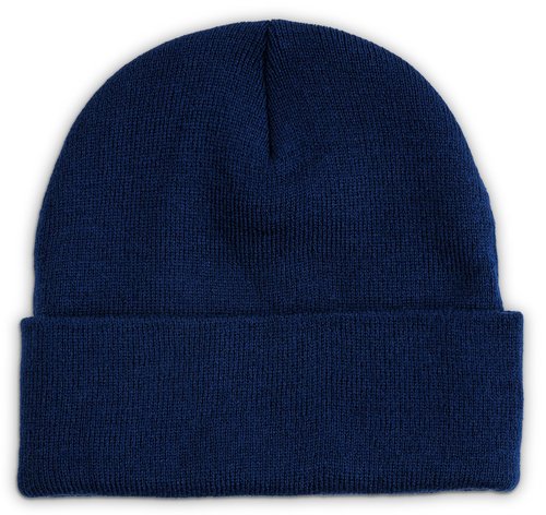 Chacon Tactical Patriotic Black Acrylic Beanie Hat (Acrylic, Thin Blue Line - Navy Blue)