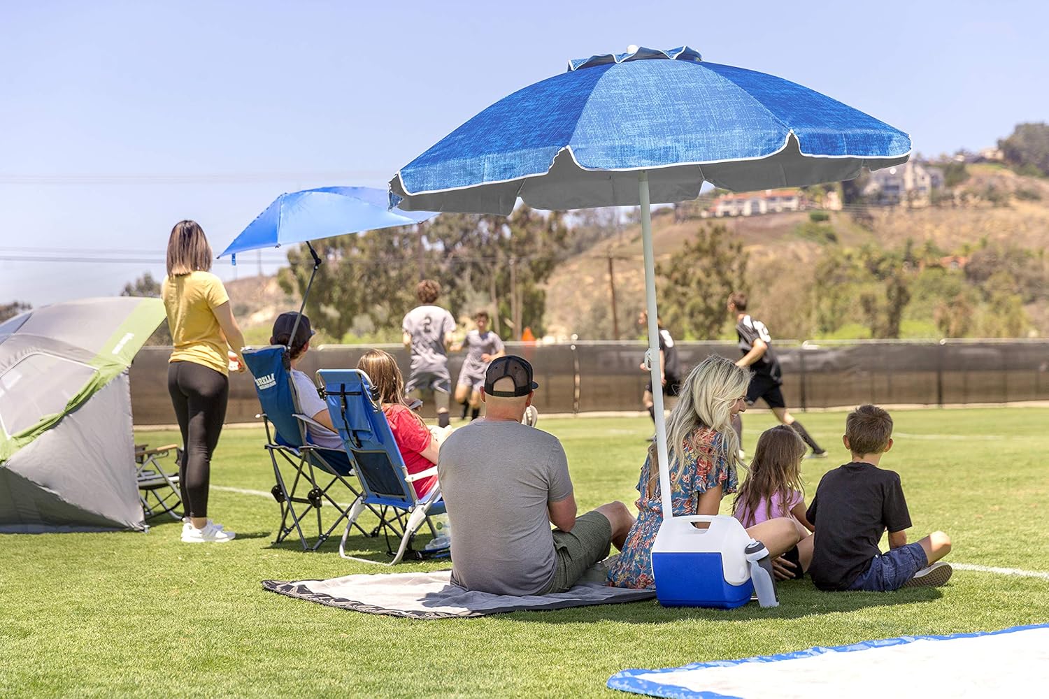 Sport-Brella Core Beach Umbrella - Vented SPF 50+ Protection | 6-Foot Size for Ultimate Shade
