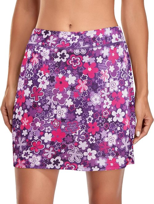 Kimmery Women's Tennis Skorts - Athletic Golf Skirts with Pocket | Sizes M-3XL