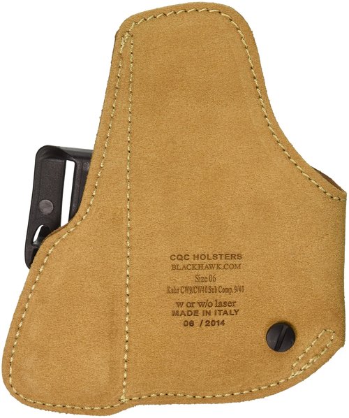 BLACKHAWK Tuckable Brown Holster, Size 04, Right Hand (Glock 19/23/32/36)