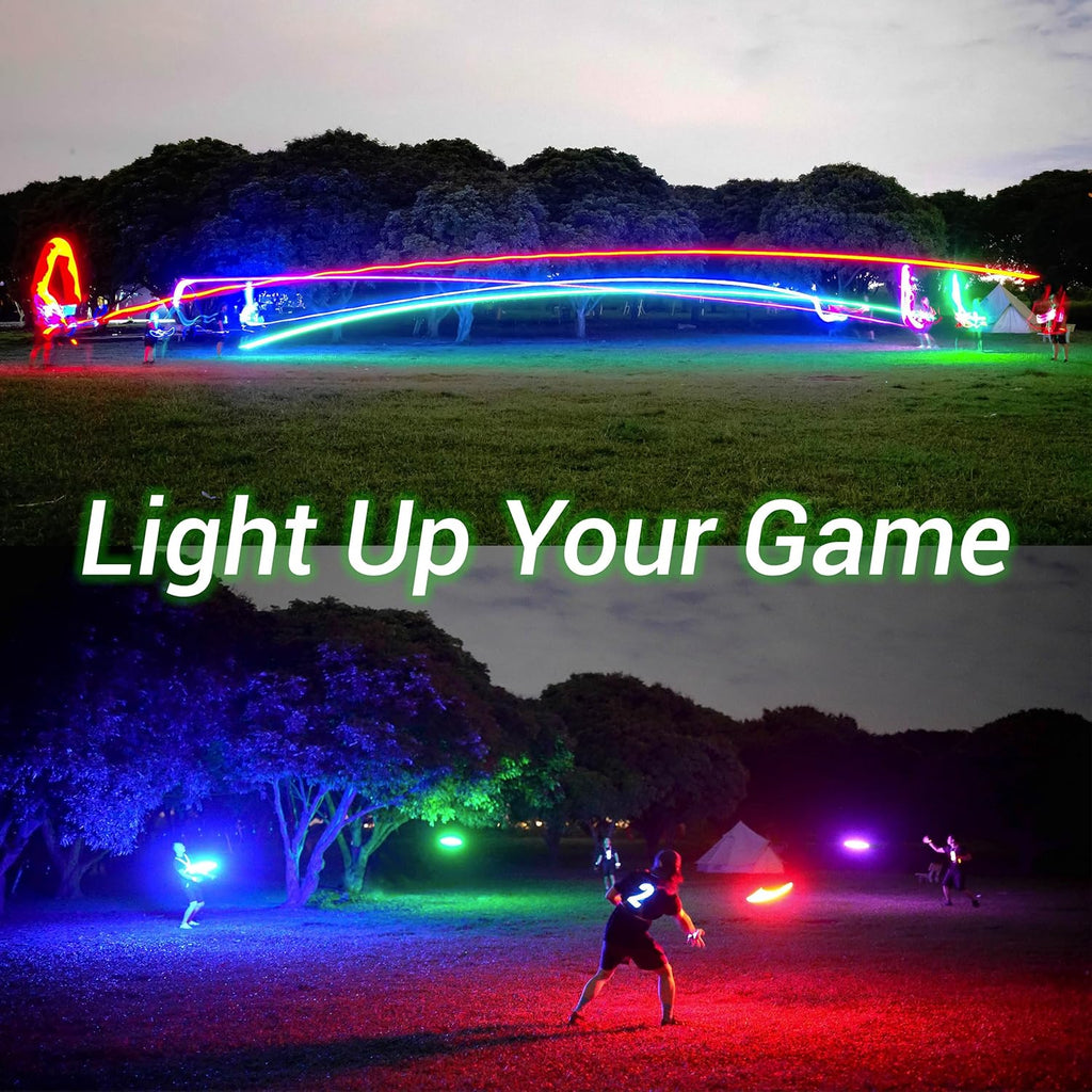 TOSY Flying Disc - Super Bright 36 LED Lights | Rechargeable & Waterproof Camping Toy for All Ages