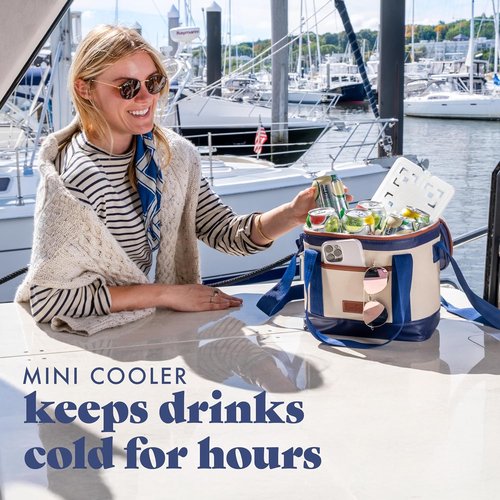 Fit & Fresh Cooler Collection - Insulated, Leakproof Beach & Boat Totes for Summer Travel