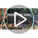 Everyfun Colorful 60" Waterproof Heavy Duty Tree Swing for Kids & Adults with Adjustable Straps