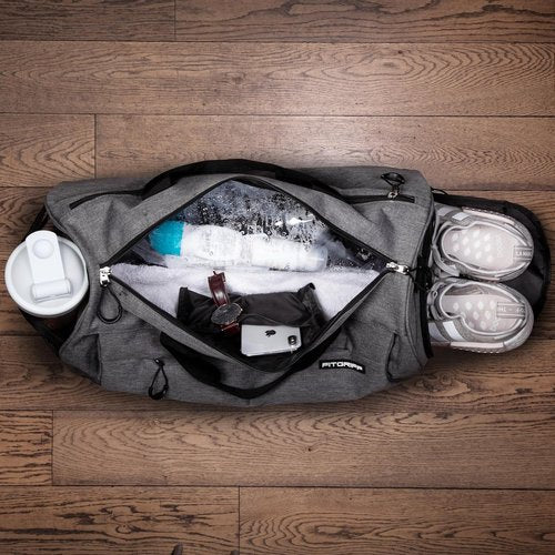 Fitgriff® Gym Bag - Versatile Duffle with Shoe & Wet Compartment for Travel, Sports & Fitness