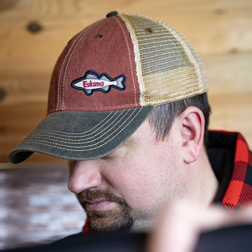 Eskimo® Lakeland Cap, Unisex, Adjustable, OSFM, Red, 47605