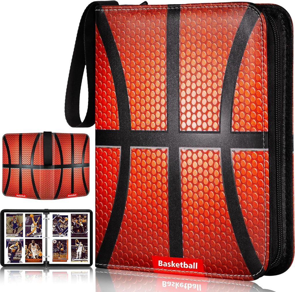 RONMONG Basketball Card Binder - 440 Pocket Sports Trading Card Album with Sleeves | Perfect Gift for Collectors