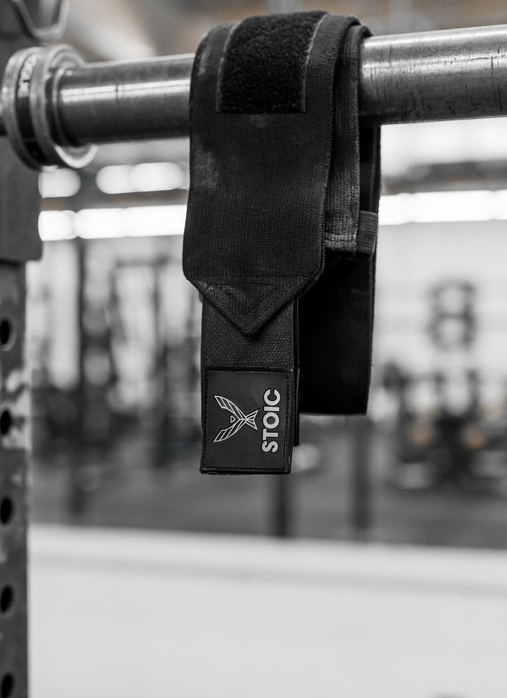Wrist Wraps weightlifting, powerlifting, cross training, bodybuilding with thumb loop. Professional grade for gym workout, men and women weight lifting and strength training by Stoic - Black 36 Inch