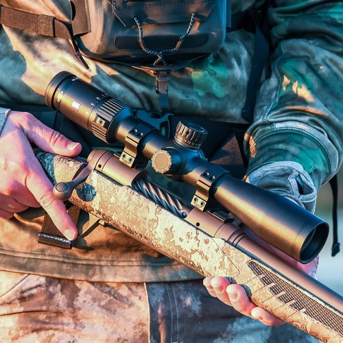 WARNE Scope Mounts Maxima Horizontal, 30mm, PA, Optic Rings, High, Matte Black