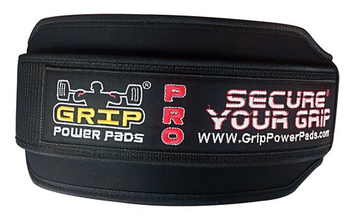 Grip Power Pads Gym Weight Lifting 6" Wide Neoprene Double Belt for Men Back Lumber Support Fitness Exercise Bodybuilding Large 38"-41.5"