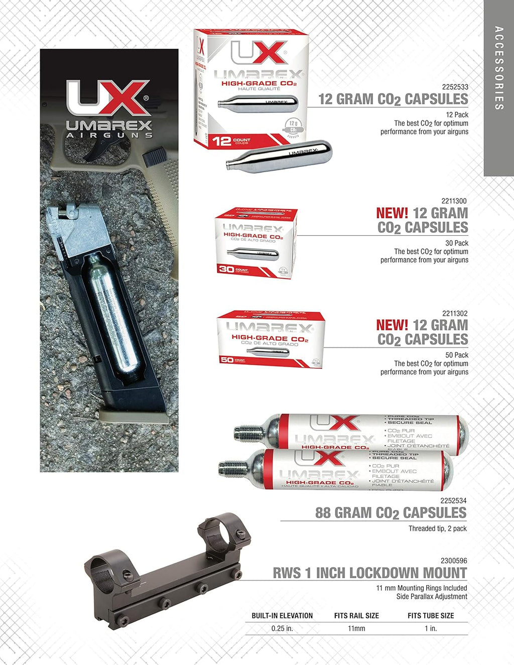 Umarex CO2 Cartridges - High-Grade for Pellet Guns | Reliable Performance & Consistent Power
