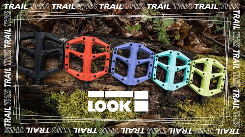 LOOK Cycle – Trail Fusion – MTB Bike Pedals – Flat Pedals – Black
