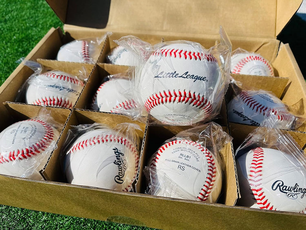 Rawlings Little League Baseballs - Competition Grade RLLB1 | Youth 14U | Multiple Count Options