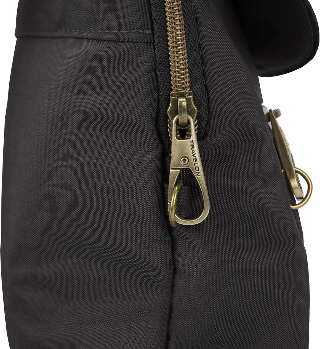Travelon Anti-Theft Slim Backpack - Stylish, Secure Design for Travel | Lightweight & Compact