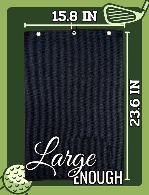 CybGene Officiant Gifts Golf Towel, Officiant Golf Gifts for Officiants, 40 x 60cm Microfiber Golf Towel for Golf Bags for Birthday, Christmas